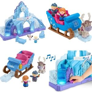 Like new Fisher Price Little People Frozen Lot